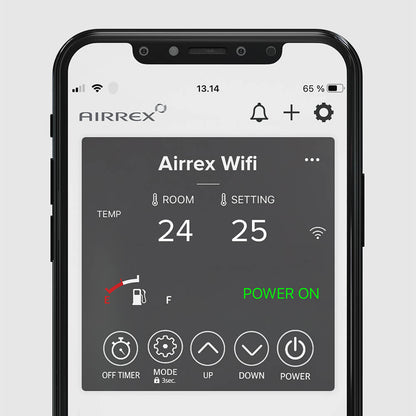 AIRREX Heizgerät AH-500i Blue Flame (WiFi) 11/15 kW